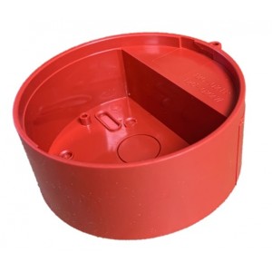Hochiki Conventional Wall Sounder Beacon Back Box - Red case (CWSB-E BACKBOX)